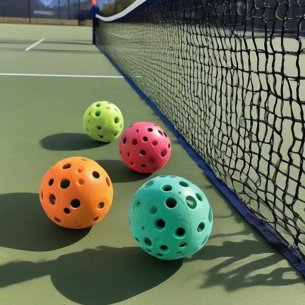 Indoor and Outdoor Pickleball Balls