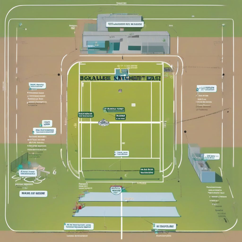 Pickleball Court Diagram