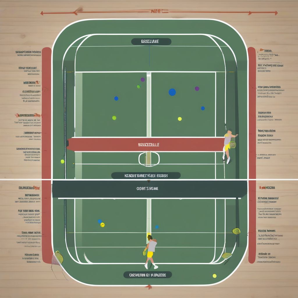 Pickleball Court Diagram