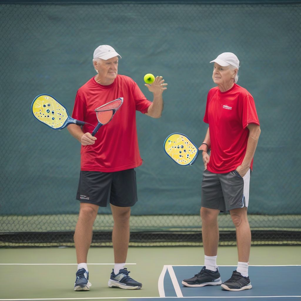 Pickleball Doubles Eye Contact