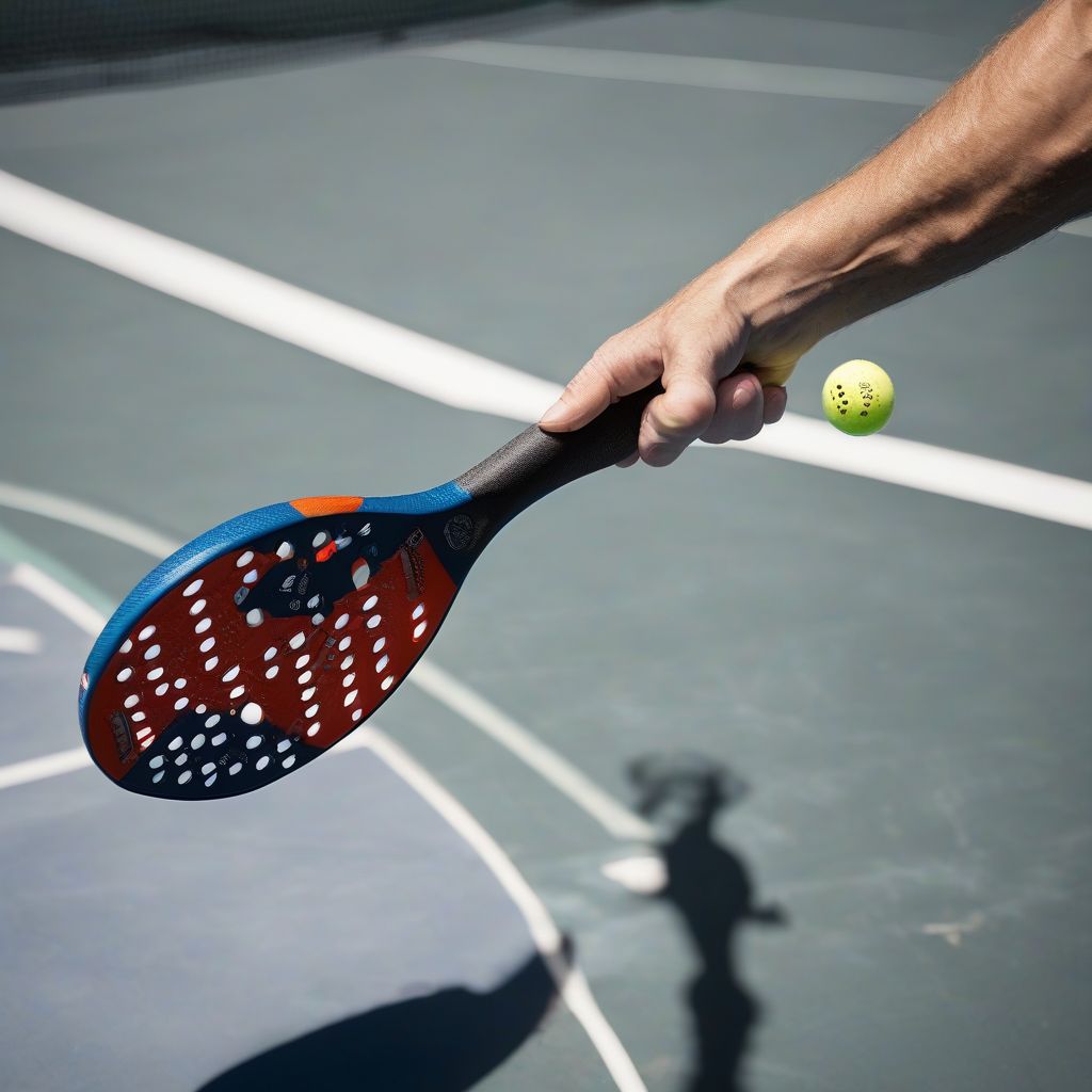 Pickleball paddle grip