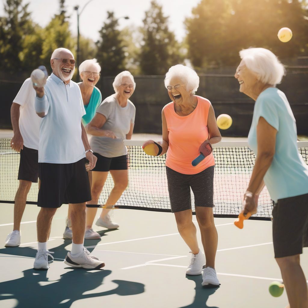 Pickleball Players of All Ages