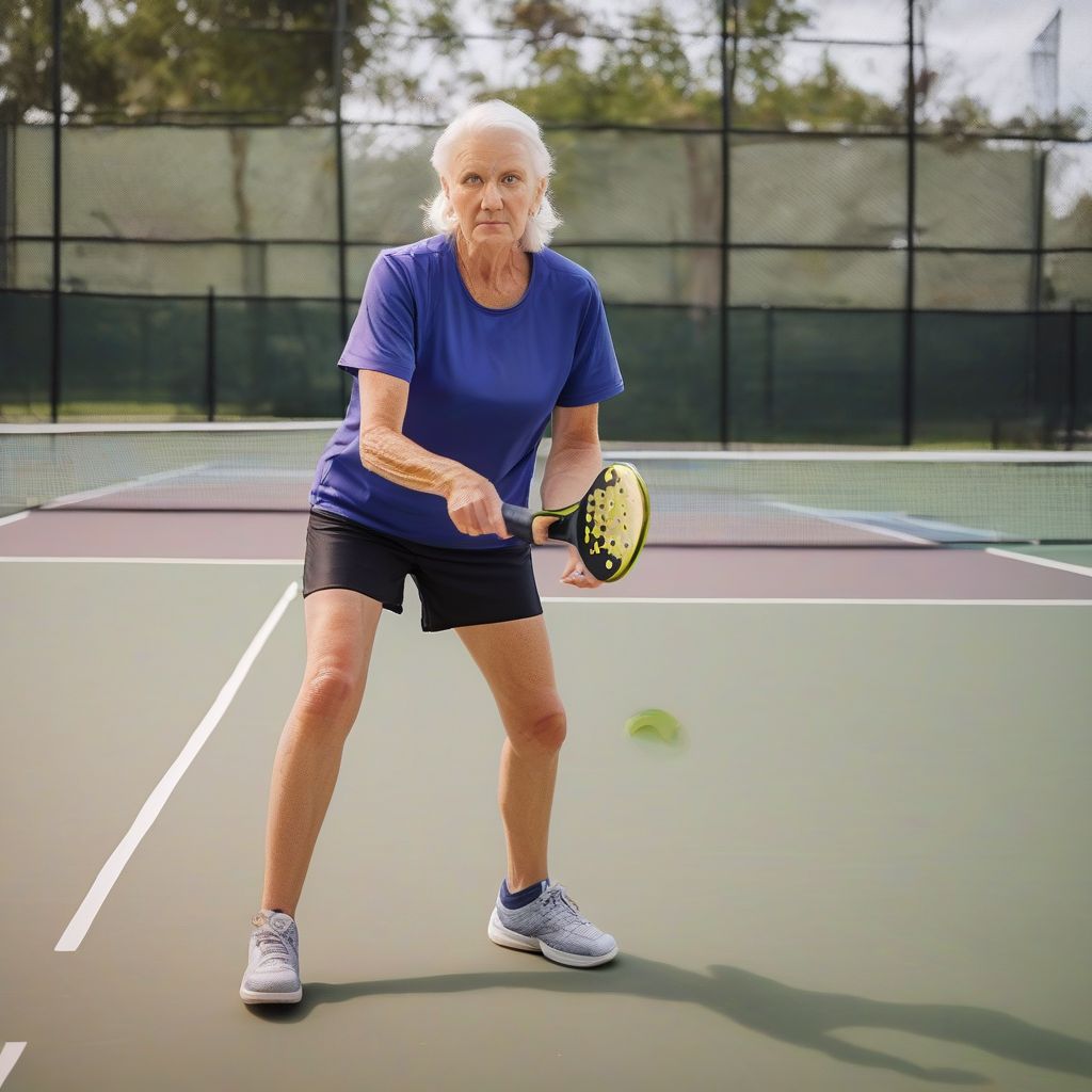 Pickleball Ready Stance