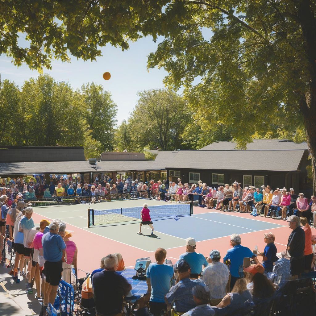 Watching Live Pickleball Tournament