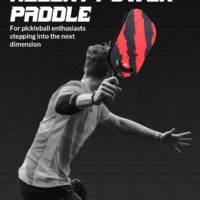 Carbon Fiber Pickleball Paddle with Aero Throat, USAPA Approved Pickleball Racket for Power & Control, Polymer Honeycomb Core, Textured Carbon Grit Surface, Christmas Pickleball Gifts - Image 5