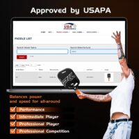 16mm Pickleball Paddle, Professional Raw Carbon Fiber Surface Pickleball Paddle with Enhanced pp Honeycomb Core, Ultimate Power & Control, 2024 USAPA Approved T300 - Image 6