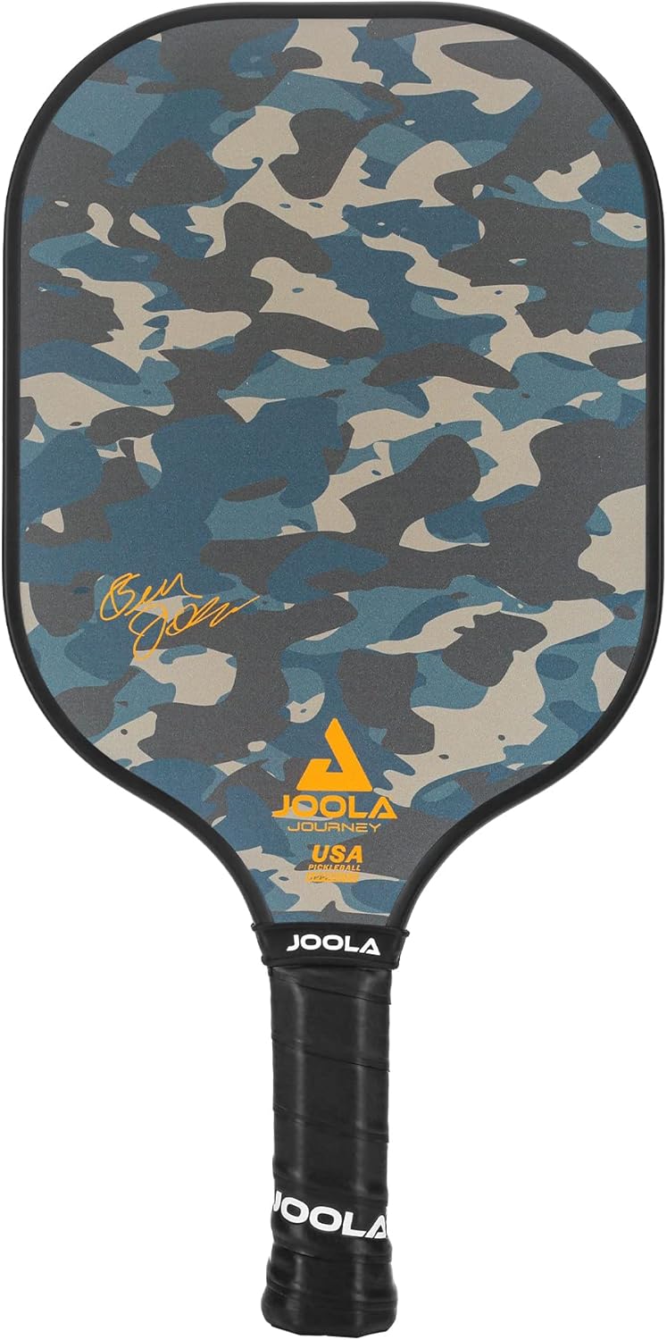 JOOLA Journey Pickleball Paddle – Fiberglass Graphite Surface for More Power – Lightweight Pickleball Paddle w/Increased Control – Multiple Colors & Designs – USAPA Approved