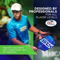 SLK Neo by Selkirk Pickleball Paddles | Featuring a Multilayer Fiberglass and Graphite Pickleball Paddle Face | SX3 Honeycomb Core | Pickleball Rackets Designed in The USA for Traction and Stability - Image 6