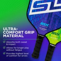 SLK Neo by Selkirk Pickleball Paddles | Featuring a Multilayer Fiberglass and Graphite Pickleball Paddle Face | SX3 Honeycomb Core | Pickleball Rackets Designed in The USA for Traction and Stability - Image 5