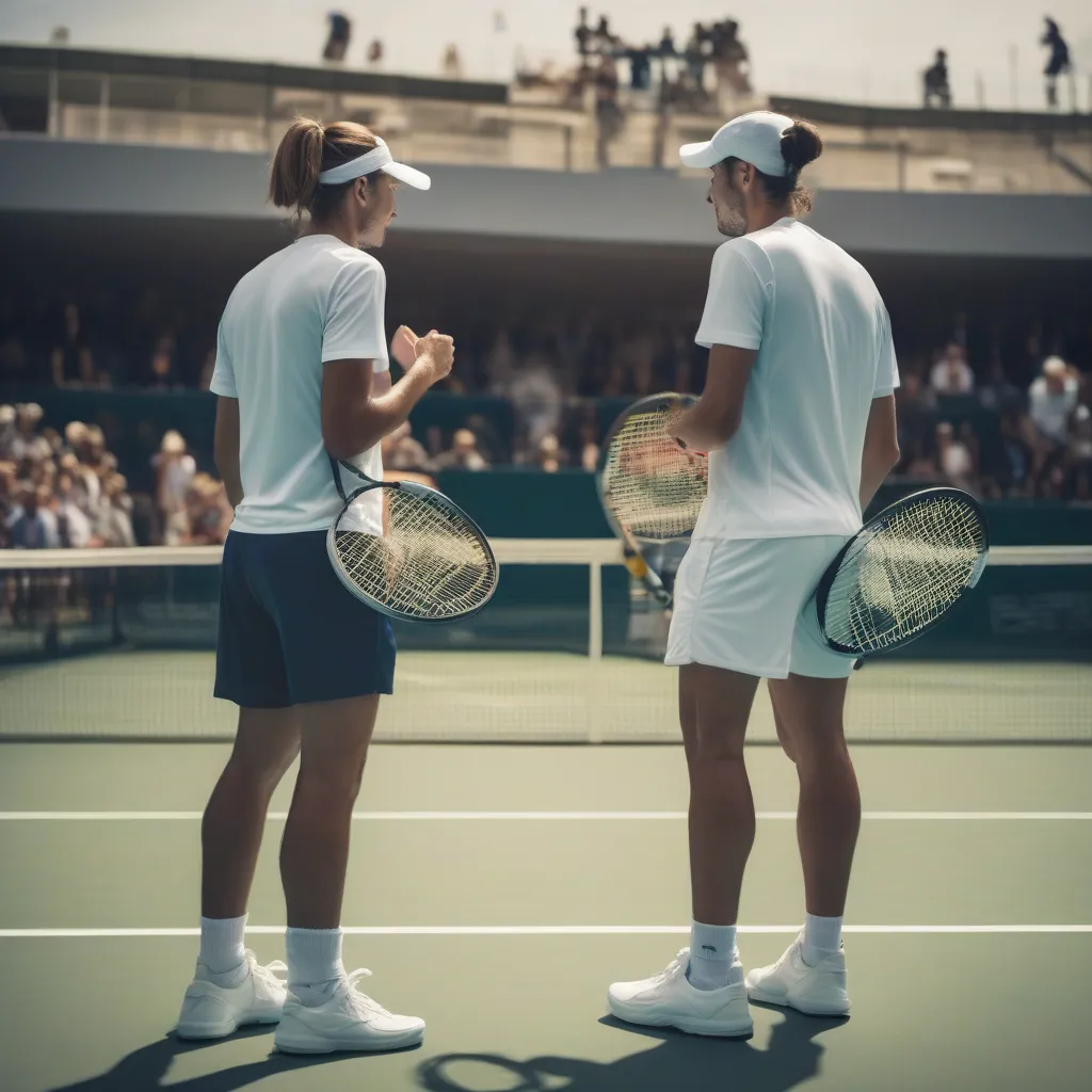 Doubles Team Adapting Strategy Mid-Match