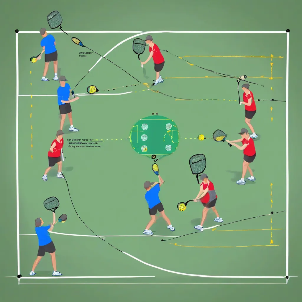 Pickleball Court Coverage Drills