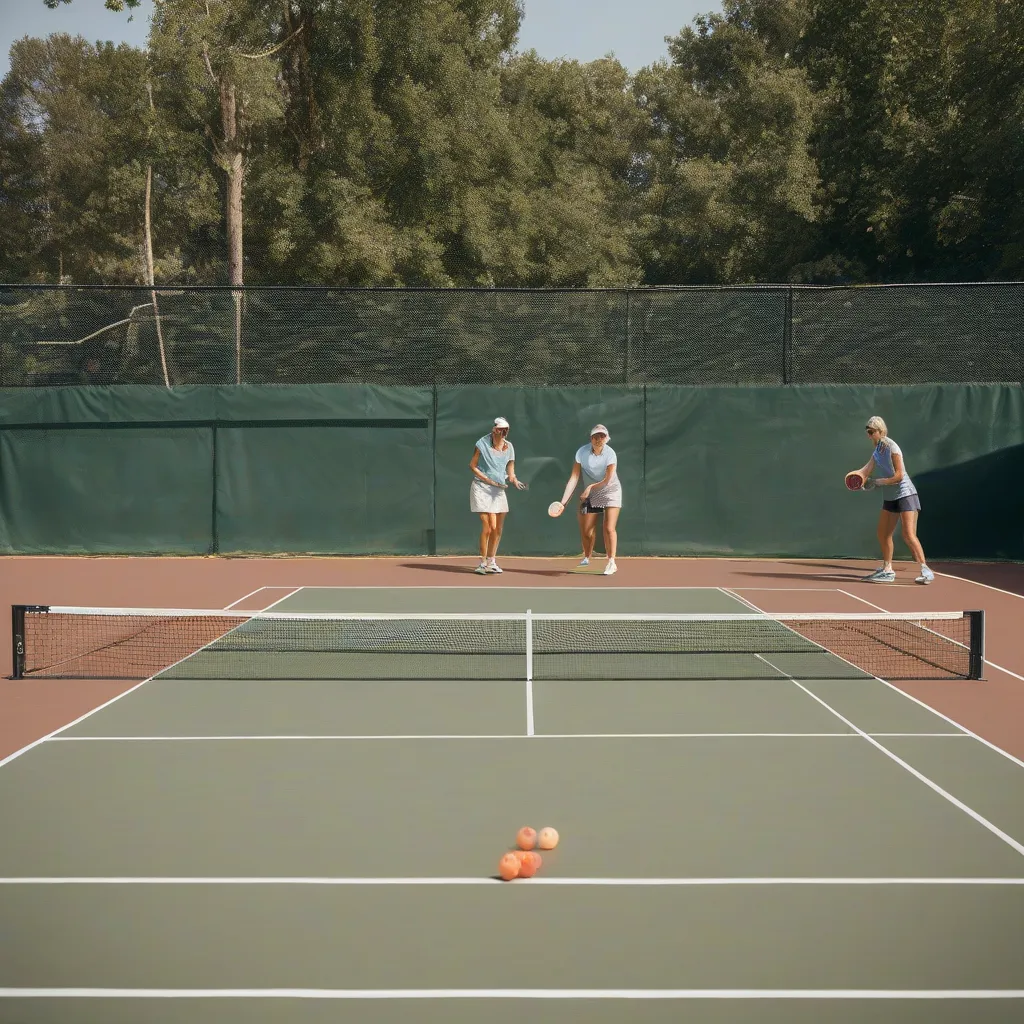 Pickleball Cross-Court Drill