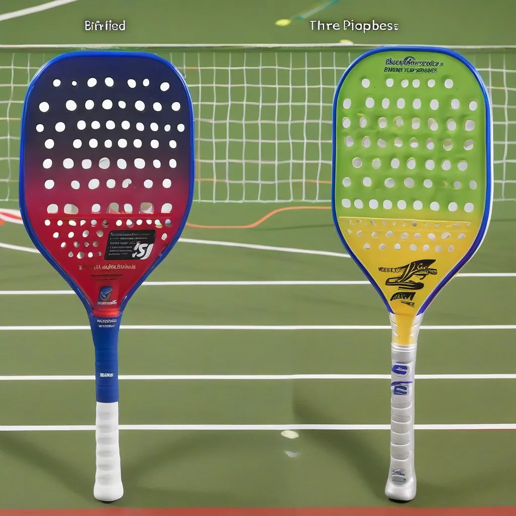 Pickleball Paddle Shape Comparison