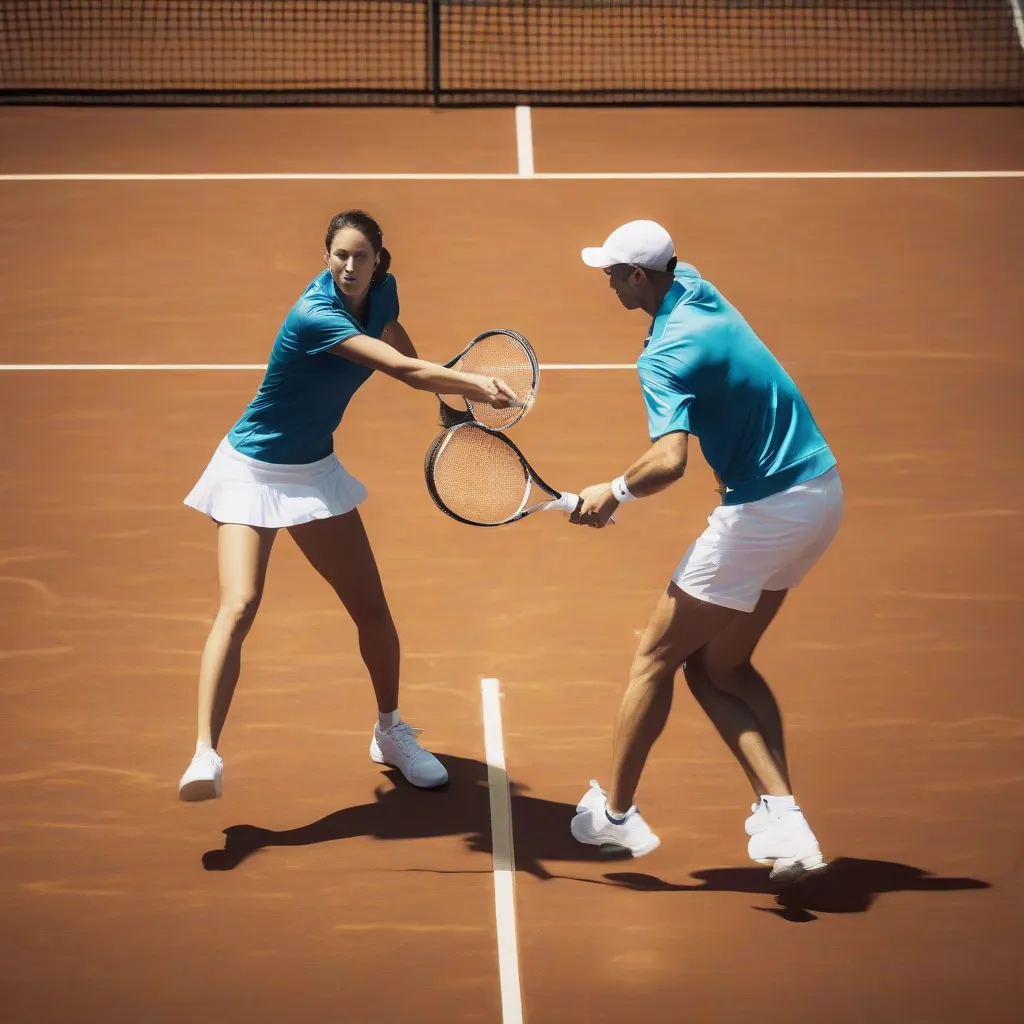 Exploiting Gaps in Doubles Tennis