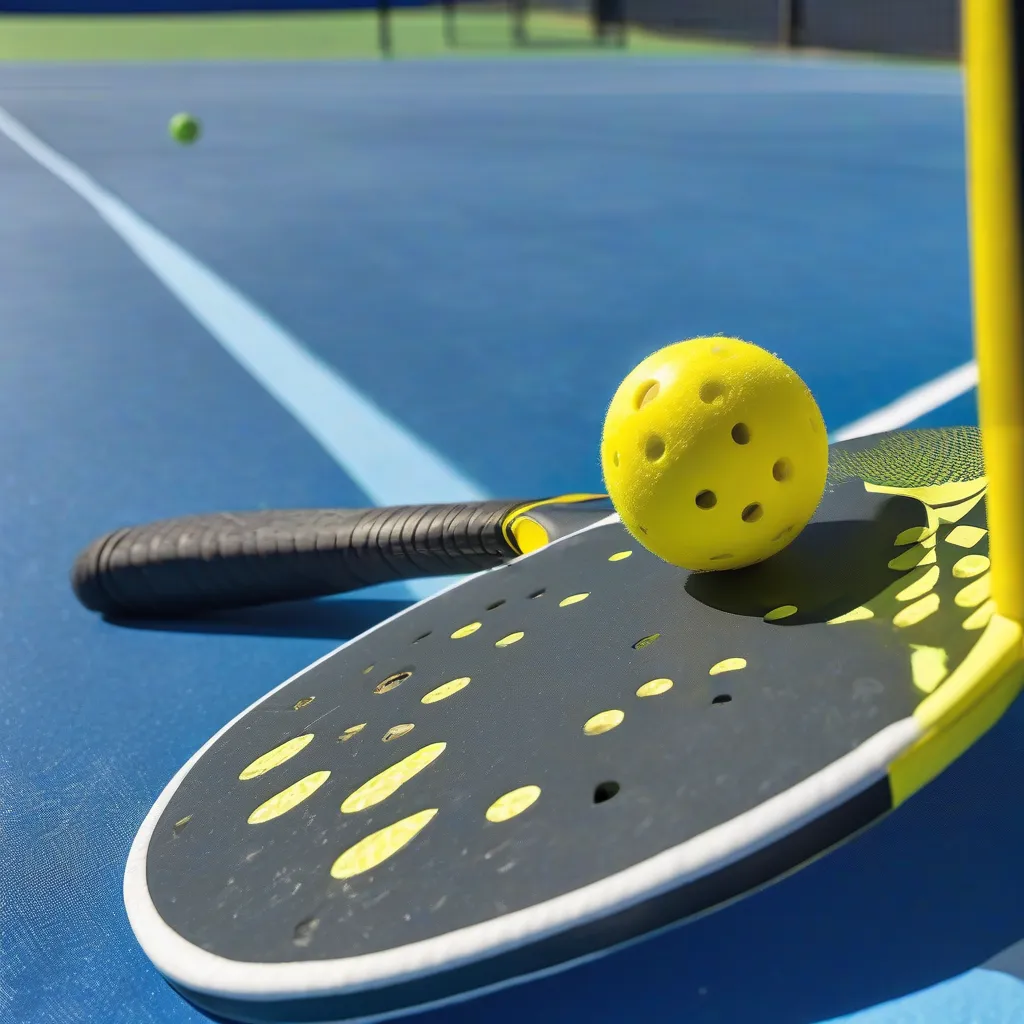 Graphite Pickleball Paddle in Action