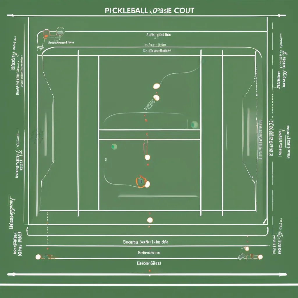 Pickleball Court Diagram