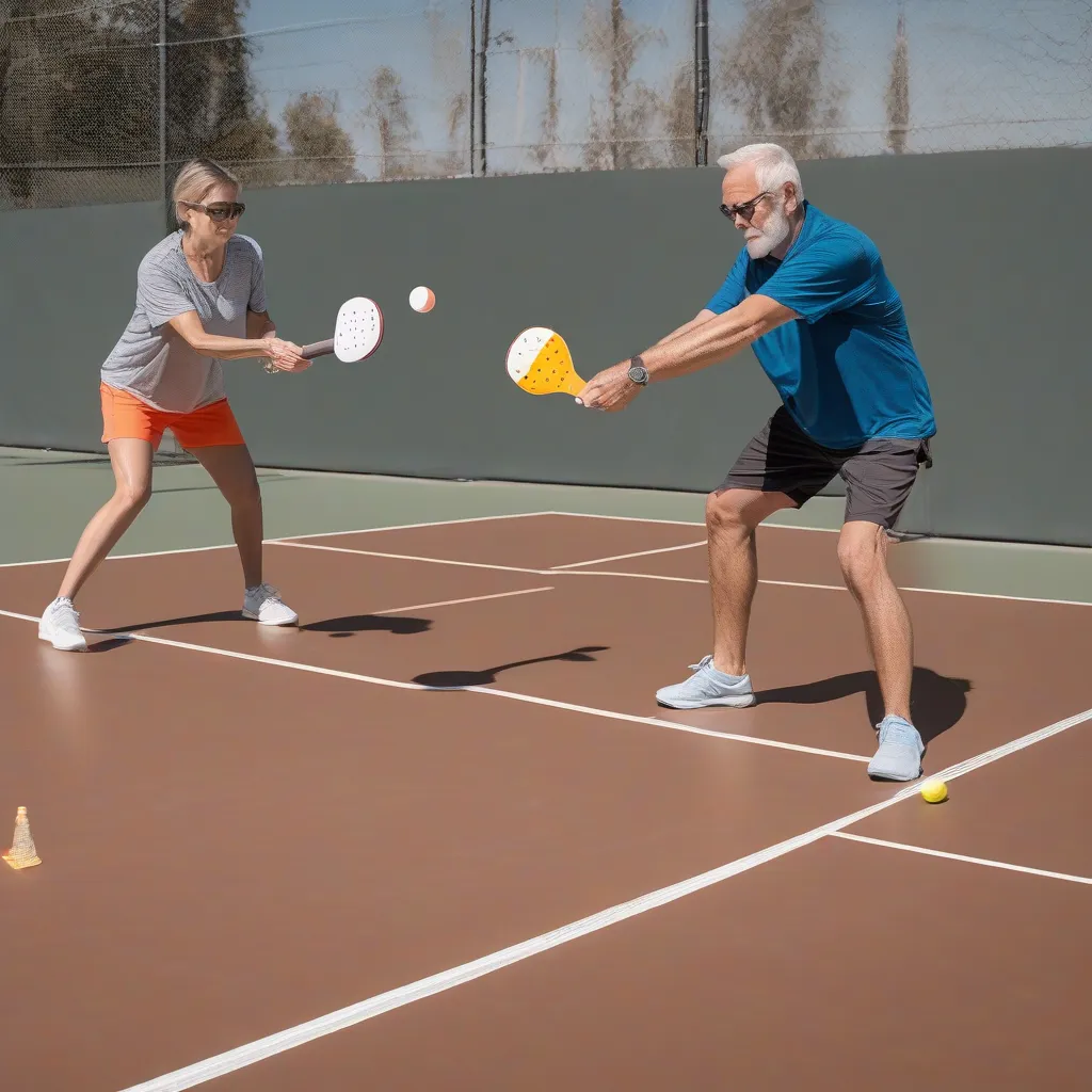 Pickleball Doubles Drill