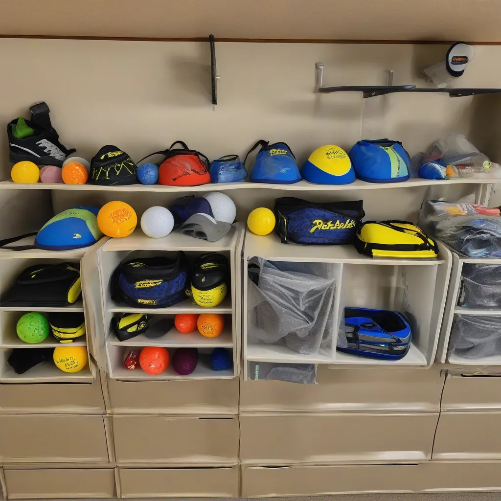 Pickleball Equipment Storage