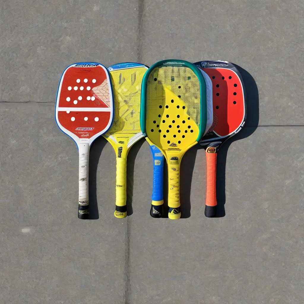 Pickleball Paddle Materials and Sizes