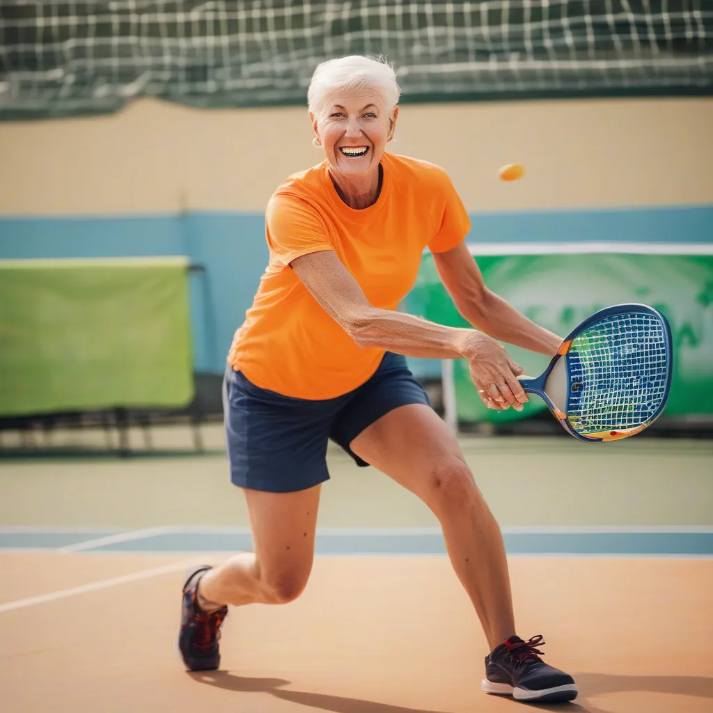 Pickleball Player with Healthy Joints