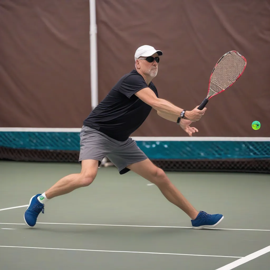 Pickleball Singles Volley