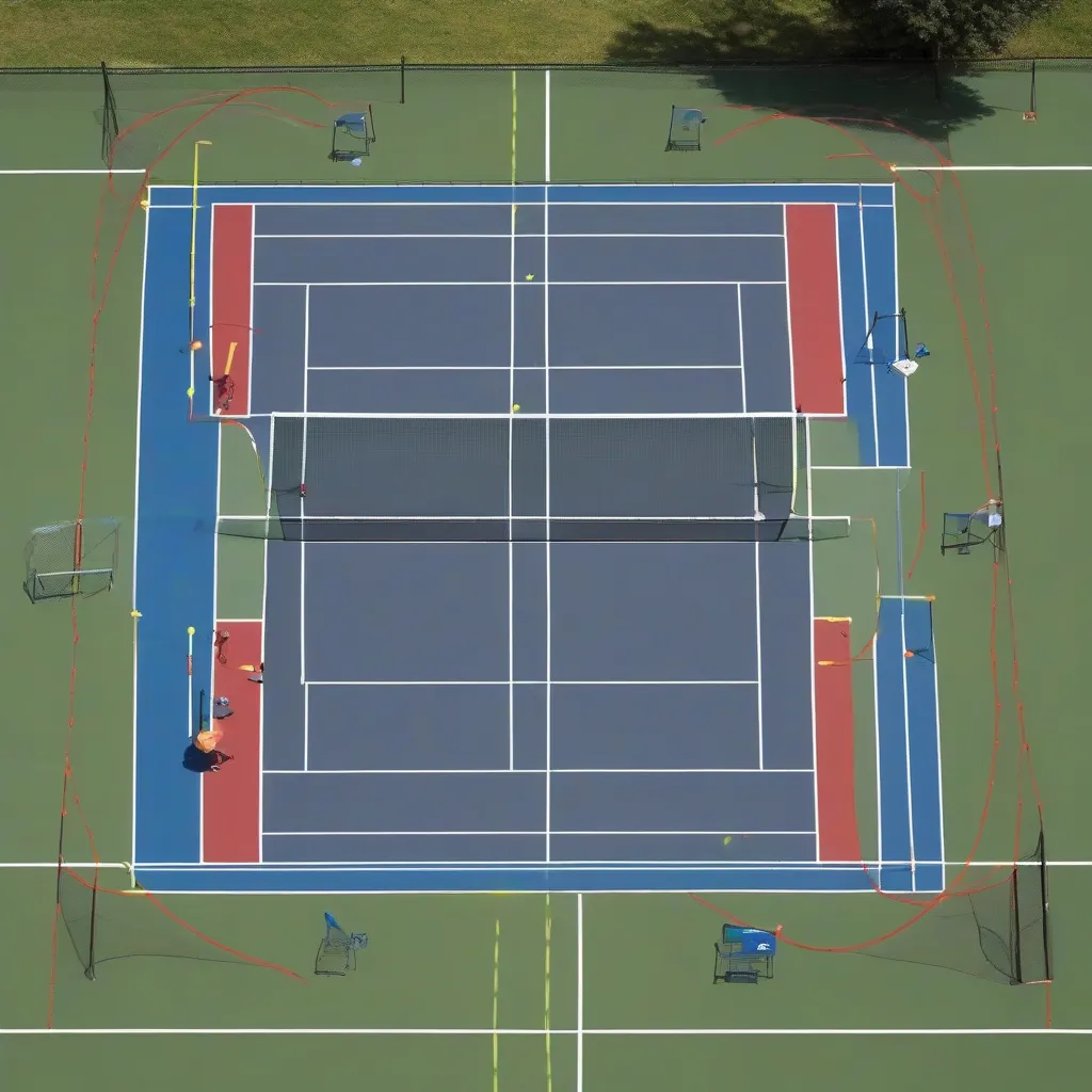Standard Pickleball Court